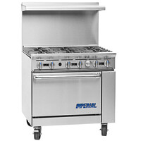 Gas 6 Burner with oven IR-6