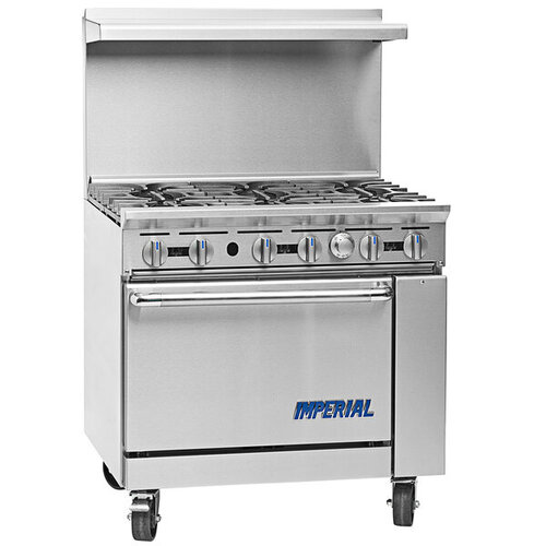 IMPERIAL Gas 6 Burner with oven IR-6 IMPERIAL Gas 6 Burner with oven IR-6