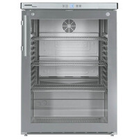 Single glass door under counter Refrigerator - 60x61.5x85 cm - with 3 adjastable shelf