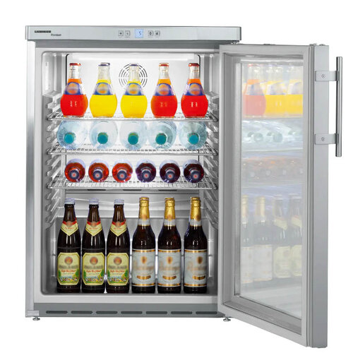 LIEBHERR Single glass door under counter Refrigerator - 60x61.5x85 cm - with 3 adjastable shelf LIEBHERR Single glass door under counter Refrigerator - 60x61.5x85 cm - with 3 adjastable shelf