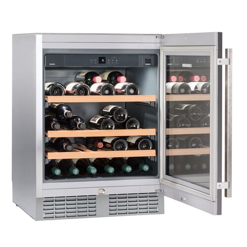 LIEBHERR UWKes 1752-26-Single door Built in Wine Fridge with telescopic rails - 59.7/58/82 - 46 Bottles(750ml) capacity