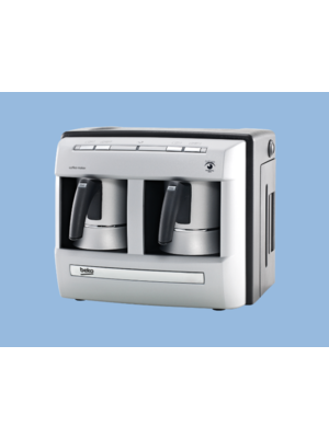 BEKO Turkish Coffee Machine - 1200W, 4 Cups, Double  Jug- 8690842489945 - BKK2013