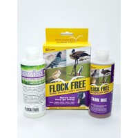 Flock Free Tank Mix Kit – Natural Bird Deterrent Spray with InvisiDye, Covers 30 Sqm