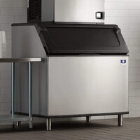 D970 Ice Storage Bin | 882 lb High-Capacity Stainless Steel Commercial Ice Bin