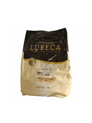 LUBECA White Chocolate Chip (29%) 5kg LUBECA White Chocolate Chip (29%) 5kg