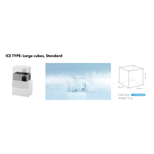 IM-240XPE Cube Ice Maker – Modular Extension Unit | 210 KG/24H | Commercial Ice Machine