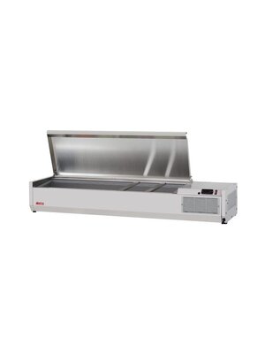 CTST-1500-13-N- Counter Top Salad Unit (GN 1/3 x 6 EA)