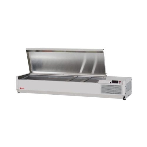 CTST-1500-13-N- Counter Top Salad Unit (GN 1/3 x 6 EA)