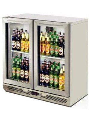 B9-8H-SWSSS 2-Door U/C Bottle Cooler