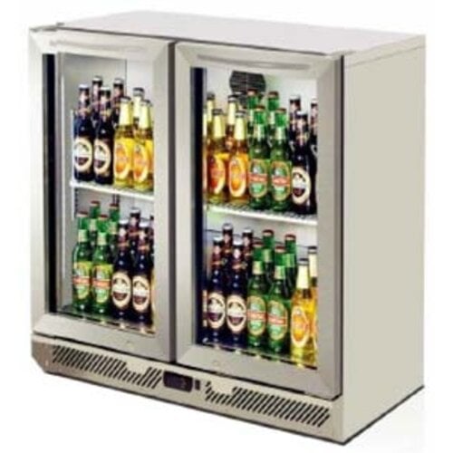 B9-8H-SWSSS 2-Door U/C Bottle Cooler