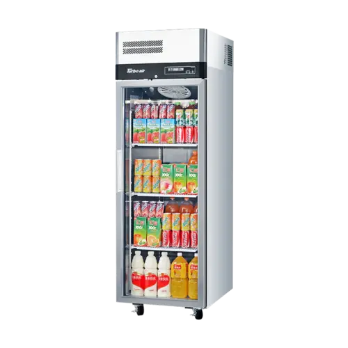 KR25-1G 1-Glass Door Topmount Upright Chiller