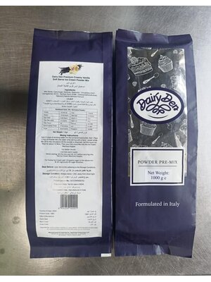 DAIRY DEN Soft Serve Ice Cream Powder Mix- Vanilla, 1kg