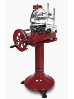 FAMA FAV300 Manual Meat Slicer – Retro Flywheel Slicer with 300 mm Blade