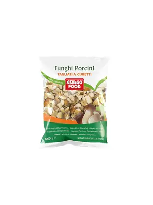 ASIAGO Frozen Diced Porcini Mushrooms 1KG