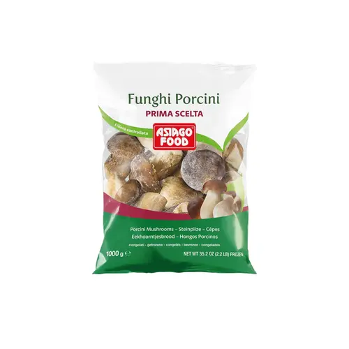 ASIAGO Frozen Whole Porcini Mushrooms 1KG