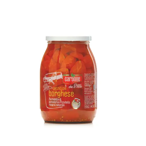 CARBONE CONSERVE CRB Natural Tomato Principe Borghese Pacchetelle 1000g