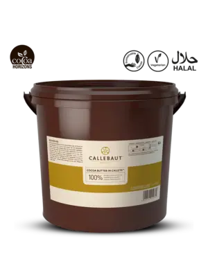 CALLEBAUT  Cocoa Butter Callets- 3kg Bucket