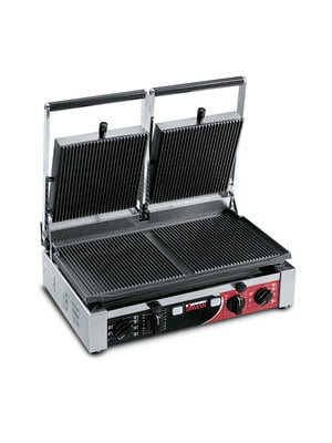 SIRMAN PD -RR-RR- PD Double Ribbed Panini Grill