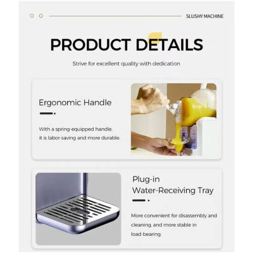 6-in-1 Ice Cream & Slush Machine 3L