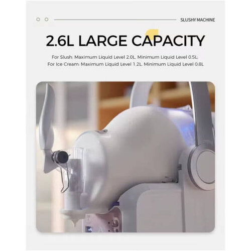 6-in-1 Ice Cream & Slush Machine 3L