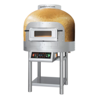 FRV100CM CRYSTAL GOLD - Commercial Electric Convection Pizza Oven with Rotating Deck