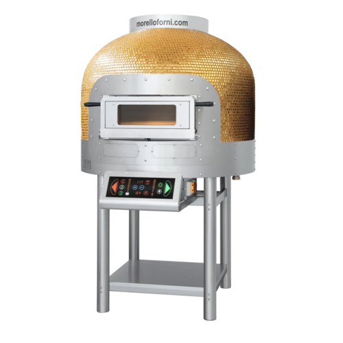 Morello Forni FRV100CM CRYSTAL GOLD - Commercial Electric Convection Pizza Oven with Rotating Deck Morello Forni FRV100CM CRYSTAL GOLD - Commercial Electric Convection Pizza Oven with Rotating Deck