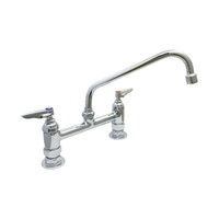 C8187 Double Pantry Deck-Mount Swivel Base Faucet with 10″ Swing Nozzle