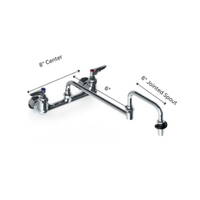 C8559 Double Hole Wall Mount Pot Filler Faucet