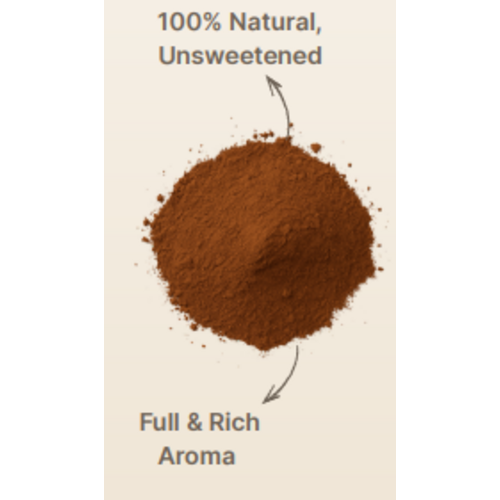 Made True 100% Natural Unsweetened Medium Cocoa Powder