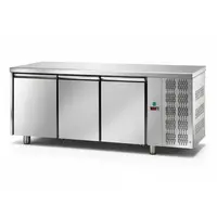 TF03MIDGN - 3 Door Work Top Under counter Chiller, 460 L