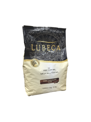 LUBECA Dark Ivory Coast Chocolate Chip (55%) 5 KG