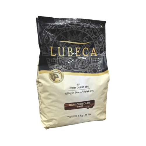 LUBECA Dark Ivory Coast Chocolate Chip (55%) 5 KG