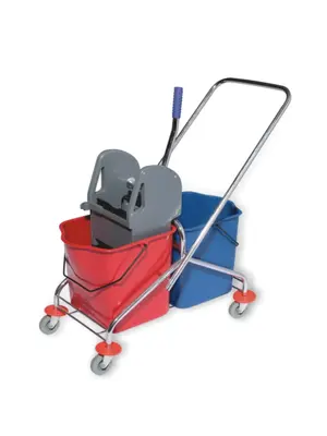 Baiyun Double Mop Bucket Trolley 46L