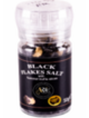 Black flake salt with summer truffle 50g