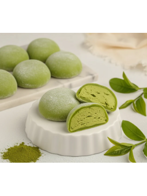 GLOW Matcha Green Tea Mochi Ice Cream Premium 1 box x 24 Pcs GLOW Matcha Green Tea Mochi Ice Cream Premium 1 box x 24 Pcs