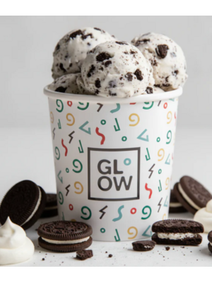 GLOW Cookies And Cream Ice Cream GLOW Cookies And Cream Ice Cream
