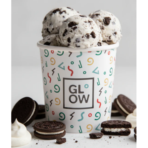 GLOW Cookies And Cream Ice Cream GLOW Cookies And Cream Ice Cream
