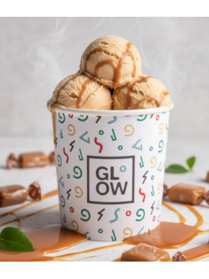 GLOW Salted Caramel Ice Cream GLOW Salted Caramel Ice Cream