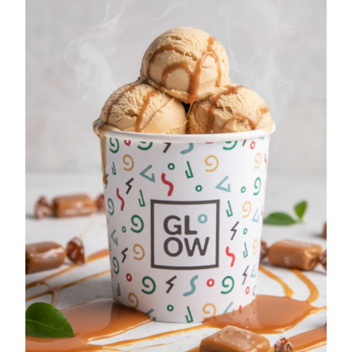 GLOW Salted Caramel Ice Cream GLOW Salted Caramel Ice Cream