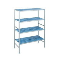 PLE 0992 -4 Tier Shelving Unit – PLE0992 | 990x500x1750 mm | Anodized