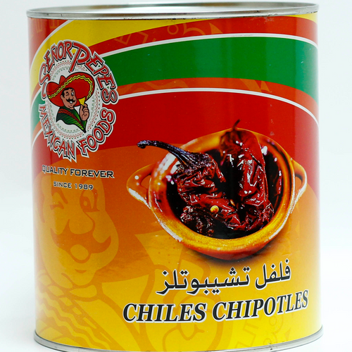 Chipotle Peppers Whole in Adobo 2.8Kg