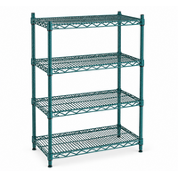 WSZAE‐2136- Heavy Duty Wire Shelving – 4 Tier NSF Zinc Plated Storage Rack