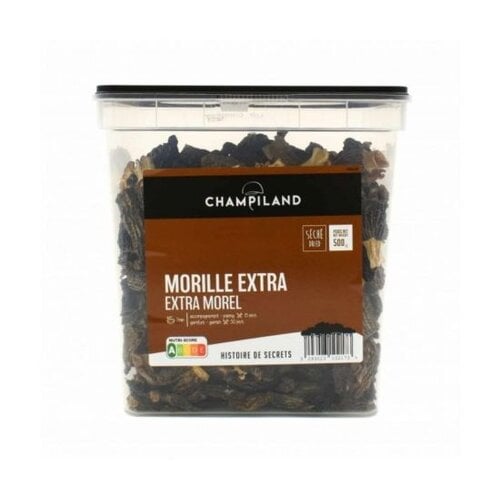 CHAMPILAND Mushroom Morel Extra Dry 500 Grams CHAMPILAND Mushroom Morel Extra Dry 500 Grams