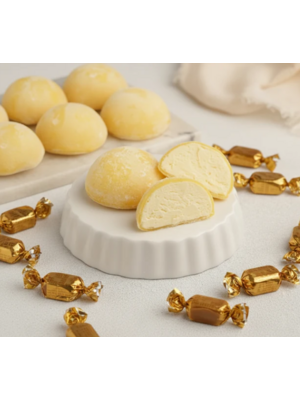 Salted Caramel Mochi Ice Cream 1 Box x 24pcs Salted Caramel Mochi Ice Cream 1 Box x 24pcs