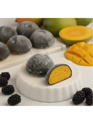 Mango Blackberry Mochi Ice Cream 1 Box x 24 pcs Mango Blackberry Mochi Ice Cream 1 Box x 24 pcs