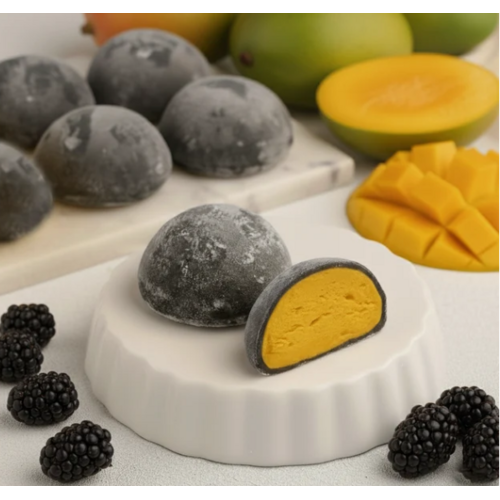 Mango Blackberry Mochi Ice Cream 1 Box x 24 pcs Mango Blackberry Mochi Ice Cream 1 Box x 24 pcs