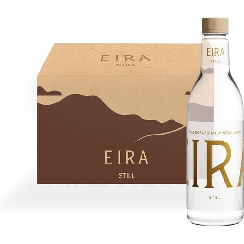 EIRA Premium Norwegian Still Natural Mineral Water Plastic Bottle - Case of 24 x 500 ML EIRA Premium Norwegian Still Natural Mineral Water Plastic Bottle - Case of 24 x 500 ML