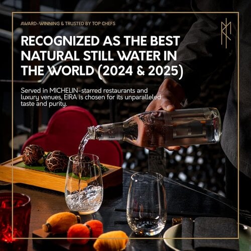EIRA Premium Sparkling Natural Mineral Water Glass Bottle- Case of 24 x 400 ml EIRA Premium Sparkling Natural Mineral Water Glass Bottle- Case of 24 x 400 ml