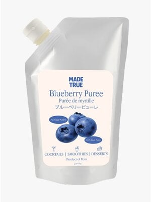 MADE TRUE Blueberry Puree Pouch 1 KG MADE TRUE Blueberry Puree Pouch 1 KG