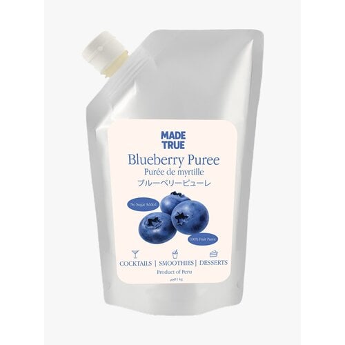 MADE TRUE Blueberry Puree Pouch 1 KG MADE TRUE Blueberry Puree Pouch 1 KG